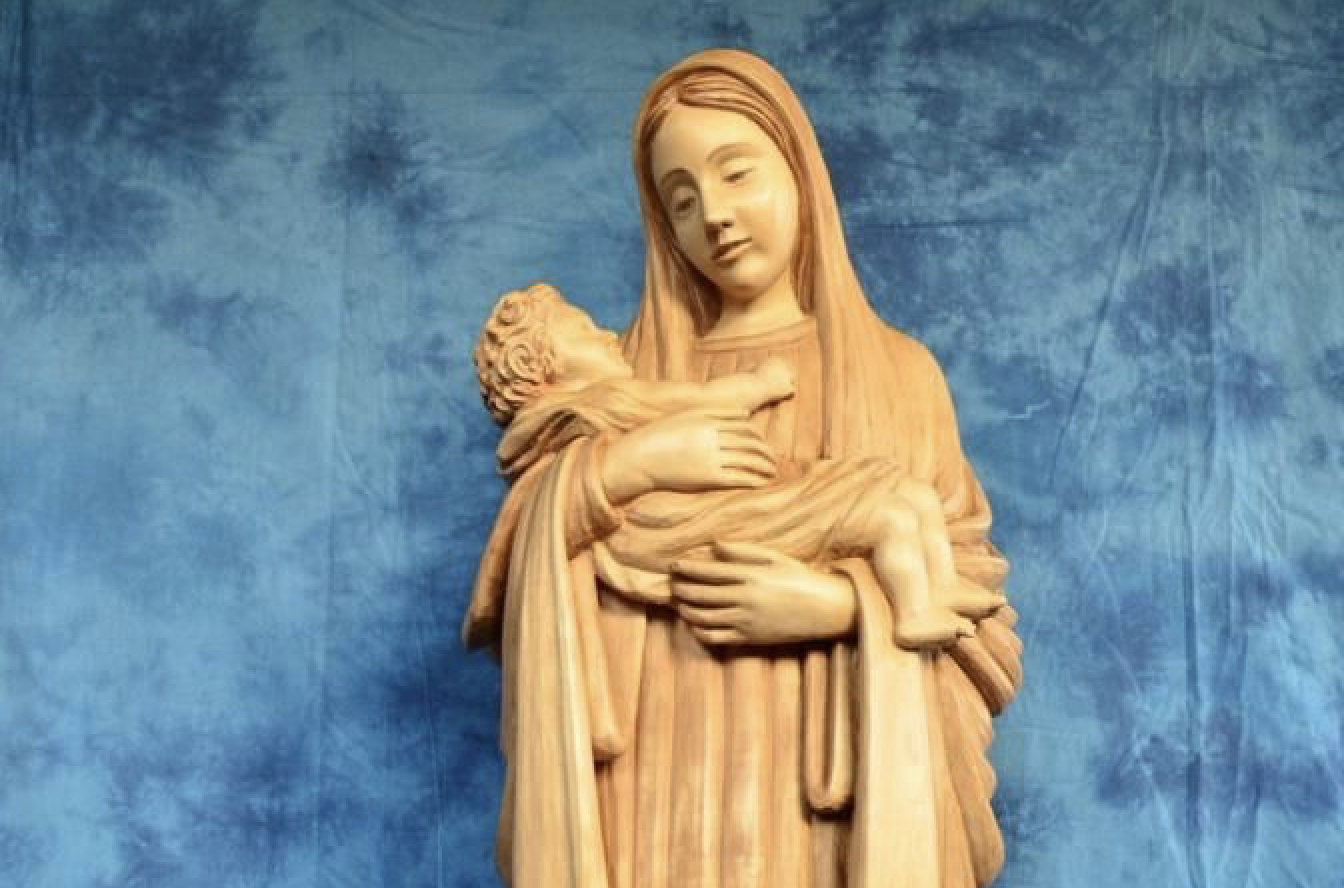 La statua della Madonna di Dachau a Boves
