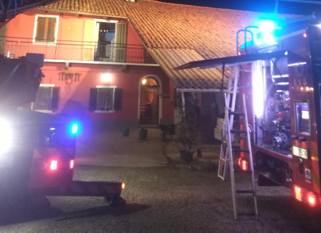 Incendio nel camino di un’abitazione a Cherasco