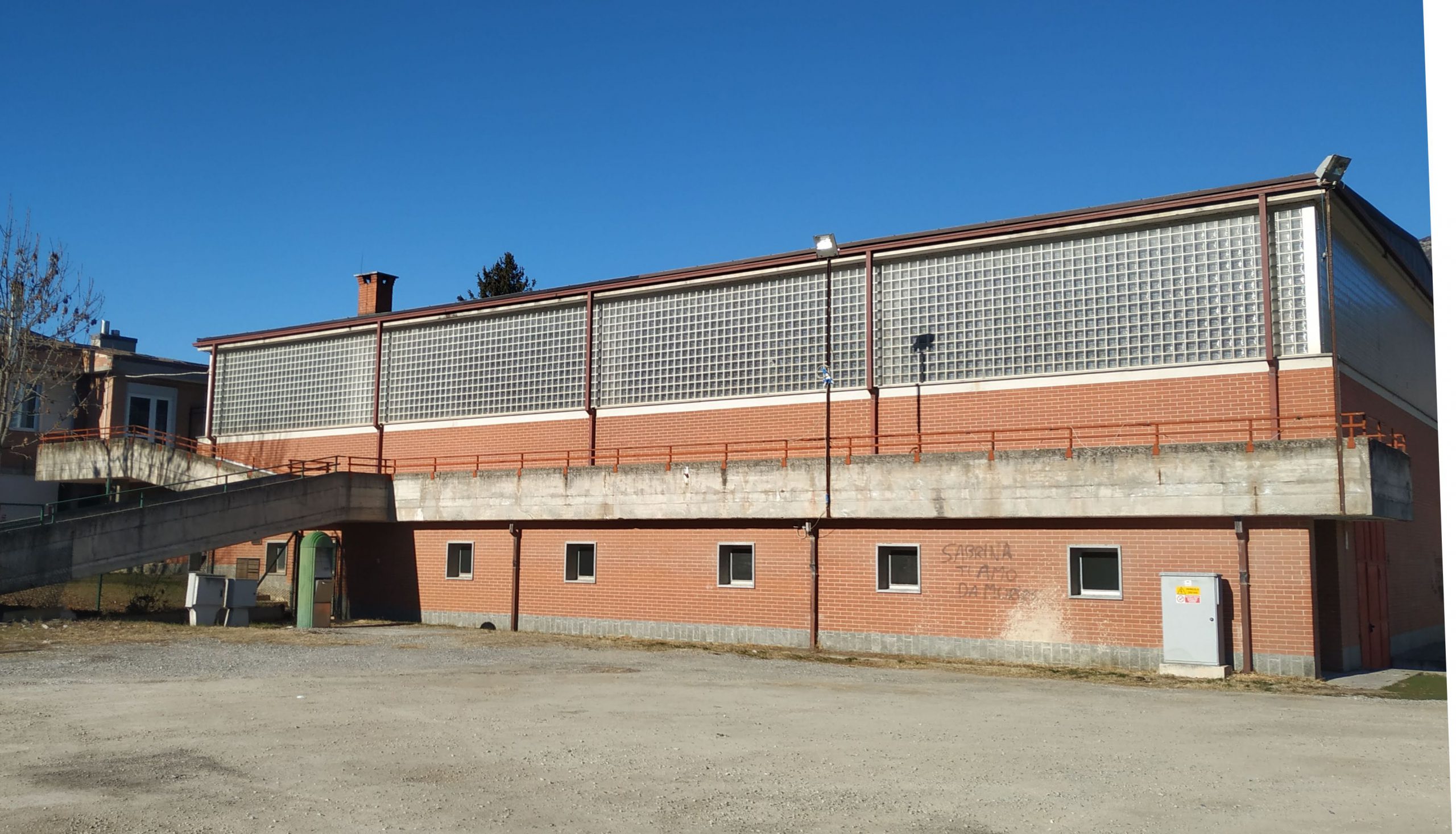 A Dronero la palestra di piazza Beltricco è inagibile