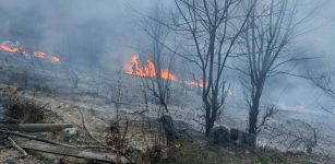 La Guida - Incendio nei boschi di Roccasparvera