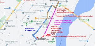 La Guida - Chiusura temporanea del viale degli Angeli nella zona del Santuario