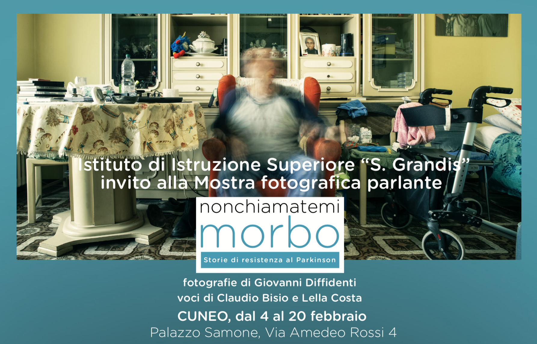 A Cuneo la mostra fotografica parlante “Non chiamatemi morbo”