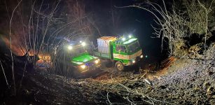 La Guida - Cervasca, fiamme in un vallone in direzione dell’Aranzone