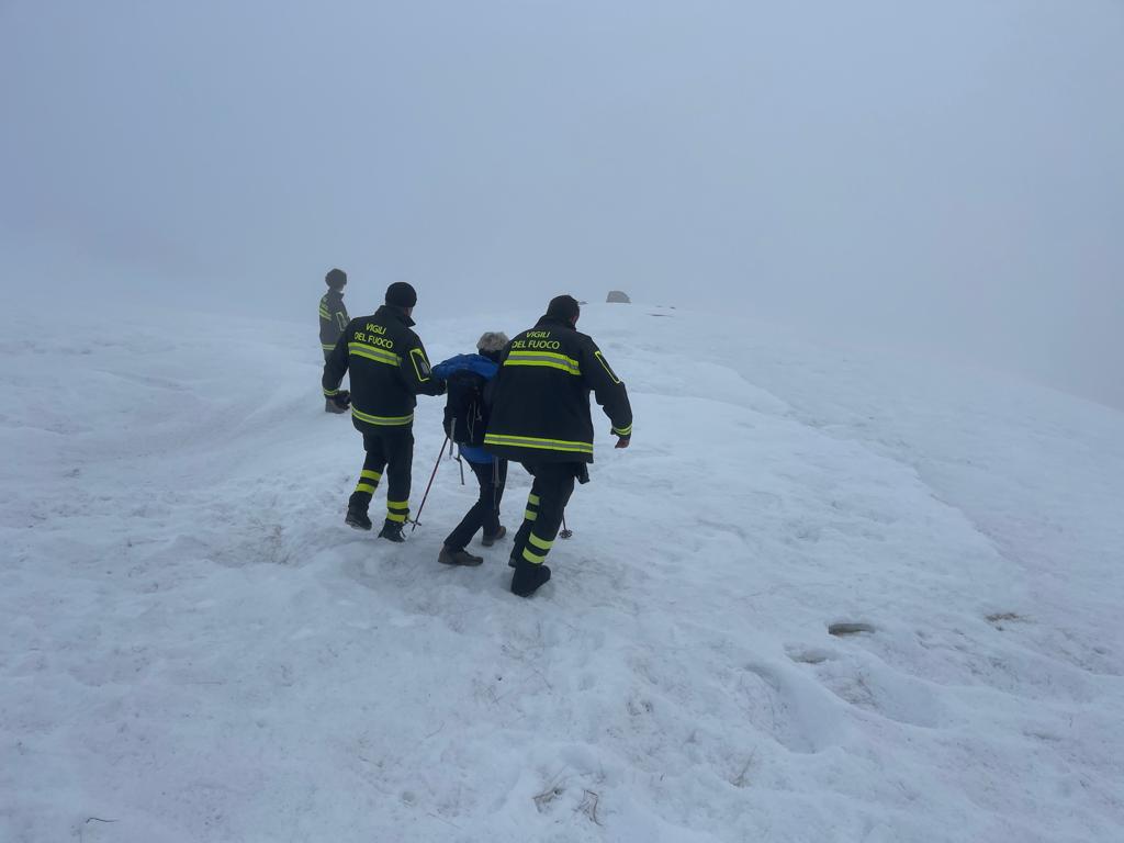 Intervento dei Vigili del Fuoco a Crissolo