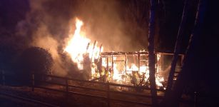 La Guida - A fuoco uno chalet in frazione Lemma di Rossana