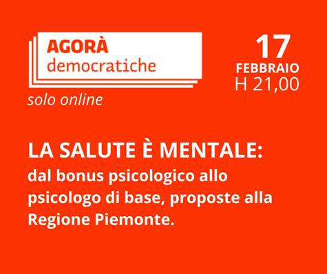 “La salute è mentale” una Agorà democratica