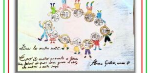 La Guida - Il disegno di una bambina di Borgo nel cielo di Roma per celebrare i 20 anni dell’euro