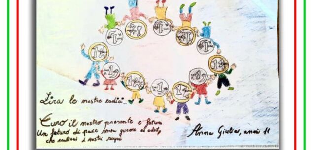 La Guida - Il disegno di una bambina di Borgo nel cielo di Roma per celebrare i 20 anni dell’euro