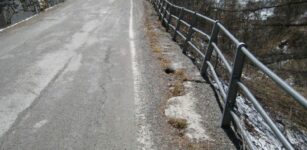 La Guida - Lavori di ripristino e sicurezza sulla strada da Campomolino a Castelmagno