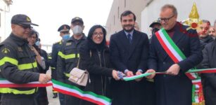 Inaugurata la sede temporanea del distaccamento dei Vigili del Fuoco di Mondovì La Guida - Inaugurata la sede temporanea del distaccamento dei Vigili del Fuoco di Mondovì