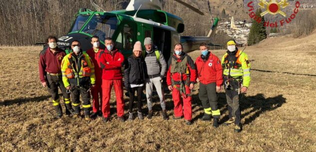 La Guida - Due escursionisti belgi bloccati dalla neve in alta valle Maira