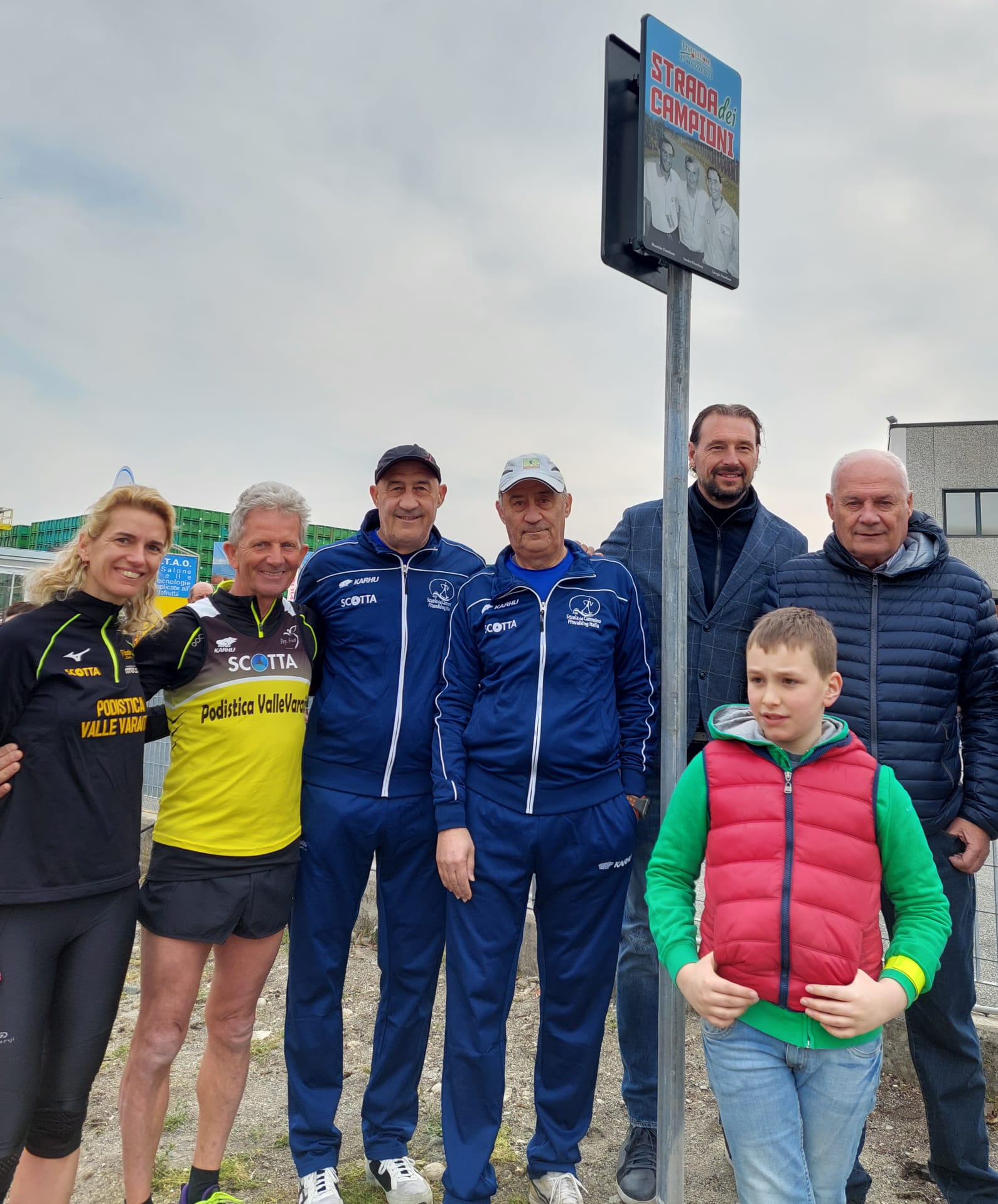 Lagnasco ha intitolato una strada ai fratelli campioni Damilano