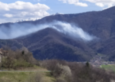 La Guida - Un incendio in zona Tetto Chiappello a Caraglio