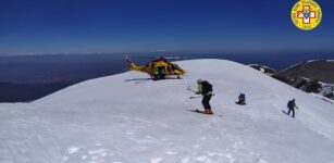 Scialpinista cade sulla cima Serpentera, intervento di Soccorso alpino ed eliambulanza La Guida - Scialpinista cade sulla cima Serpentera, intervento di Soccorso alpino ed eliambulanza