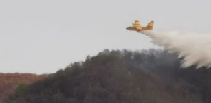 La Guida - Presidio dei vigili del fuoco a controllo dell’incendio in valle Bronda