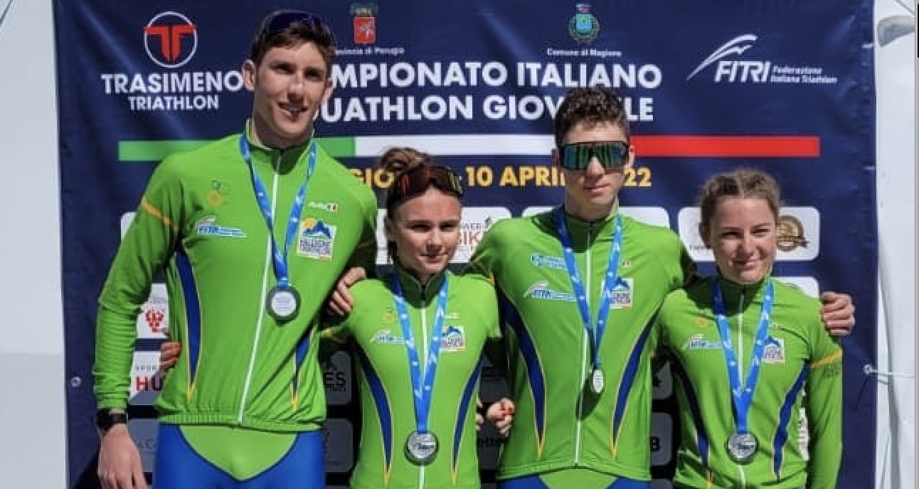 Duathlon, titolo tricolore per Sebastiano Margaria, argento per Guglielmo e Riccardo Giuliano