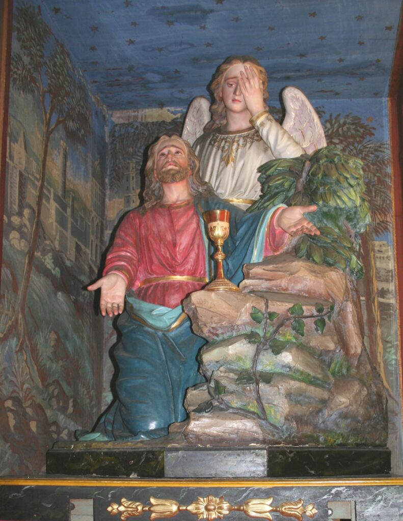 gruppo scultoreo gesù nell'orto degli ulivi