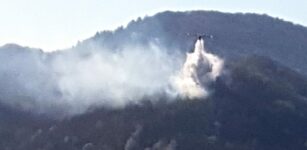 Incendio in corso in alta Valle Gesso (Video) La Guida - Incendio in corso in alta Valle Gesso (Video)