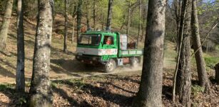 Cervasca, fiamme sotto controllo La Guida - Cervasca, fiamme sotto controllo