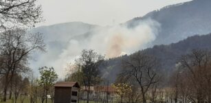 La Guida - Incendio a Ponte dei Merlat a Boves (video)