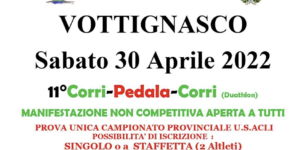 La Guida - Sabato 30 aprile la 11ª edizione della Corri-Pedala-Corri di Vottignasco