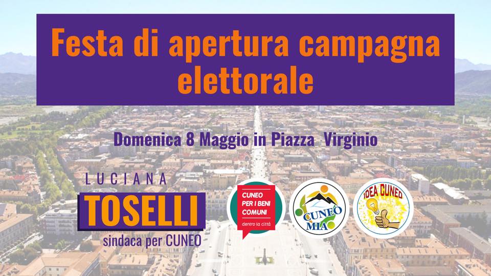 Luciana Toselli apre la campagna elettorale in festa