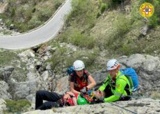 La Guida - Soccorso alpino, simulazione di soccorso in valle Stura