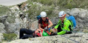 Soccorso alpino, simulazione di soccorso in valle Stura La Guida - Soccorso alpino, simulazione di soccorso in valle Stura
