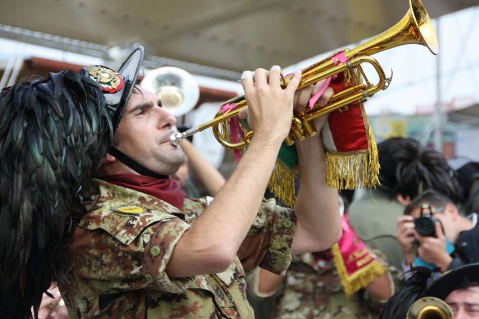 La Fanfara dei Bersaglieri di Magenta a Melle