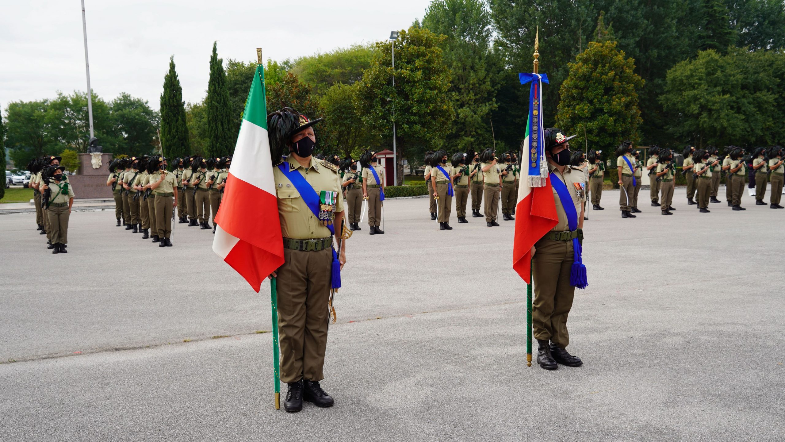 Alla Vian la bandiera di guerra dell’11° Reggimento Bersaglieri