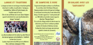 Alunni di Sampeyre realizzano pieghevole sul sentiero dei Sarvanot di Rore La Guida - Alunni di Sampeyre realizzano pieghevole sul sentiero dei Sarvanot di Rore