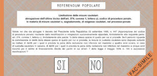 La Guida - Referendum 2, scheda arancione: misure cautelari