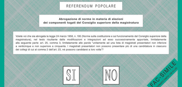 La Guida - Referendum 5, scheda verde: Consiglio superiore magistratura