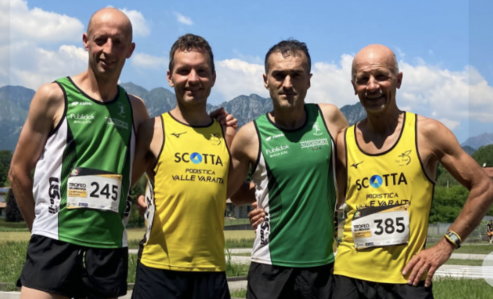 Oro tricolore nei campionati Master di corsa in montagna per Moreno Dalmasso