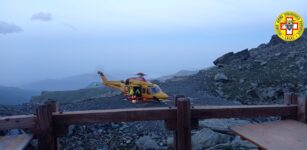 La Guida - Soccorso alpino notturno con eliambulanza al rifugio Quintino Sella
