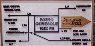 La Guida - Un nuovo cartello di segnaletica per Passo Ceresole