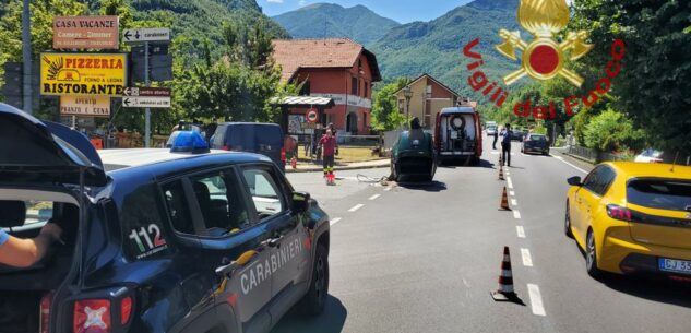 La Guida - Auto contro camion a Garessio, un ferito