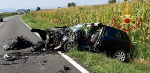 La Guida - Scontro tra due auto alla Crocera di Barge, un ferito grave