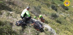 La Guida - Recuperata la persona scivolata sul sentiero verso il Lago di Terrasole