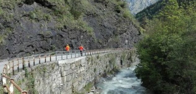 La Guida - La Provincia risistema alcuni ponti stradali in Valle Maira
