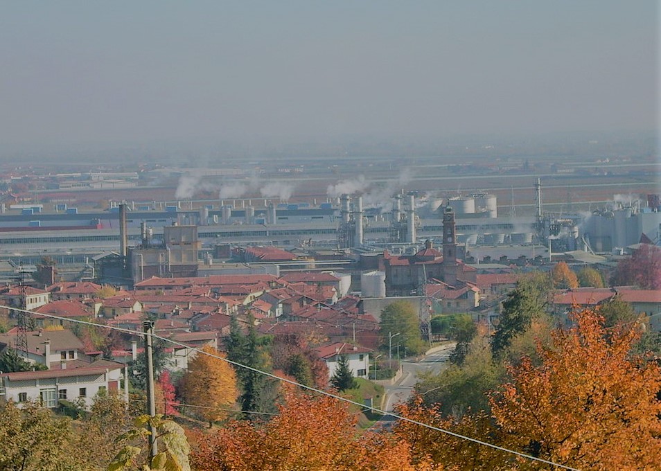 Verzuolo veduta dall'alto 2020