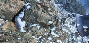 La Guida - Coppia di alpinisti bloccata in cresta sul Monviso, recuperata dal verricello