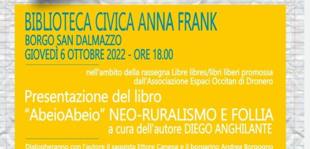 La Guida - Diego Anghilante alla biblioteca Anna Frank di Borgo San Dalmazzo