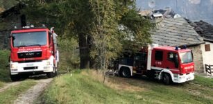 La Guida - Incendio notturno nella borgata Sant’Anna di Sampeyre