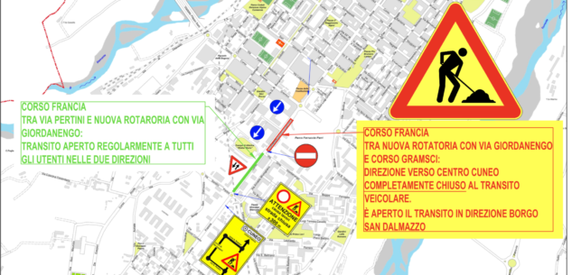 La Guida - Chiusura parziale di corso Francia per completare l’asfaltatura