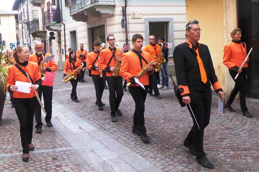 Banda musicale bovesana a Manta