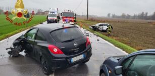 La Guida - Scontro frontale nei pressi della curva di Santa Rosalia