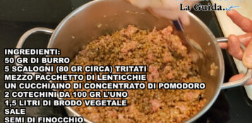 La Guida - Sugo lenticchie e cotechini (video)