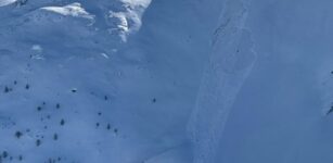 Valanga alle pendici del Monte Incianao La Guida - Valanga alle pendici del Monte Incianao