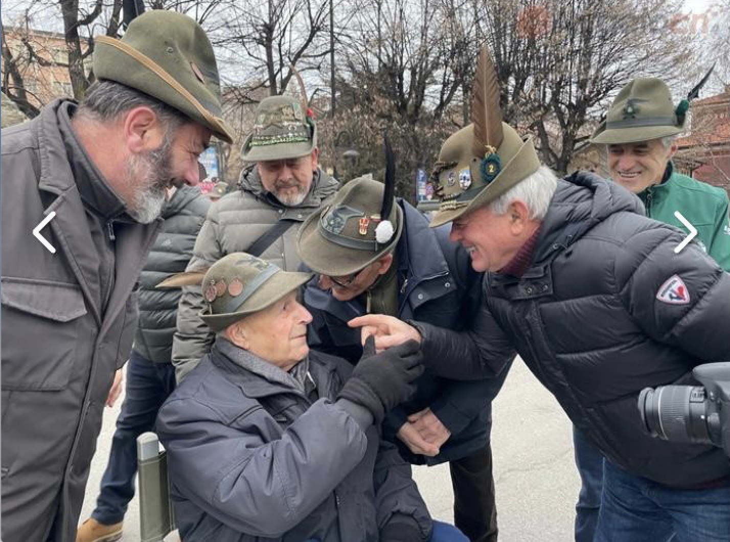 Il reduce Giuseppe Falco a Mondovì per l’80° della battaglia di  Nowo Postojalowka